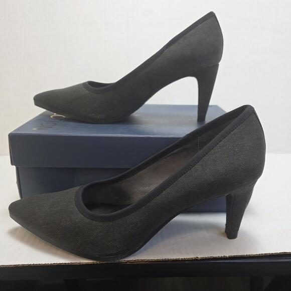 Lori Goldstein Collection Yarrow Heeled Classic Pump Black Women's Size 8.5 - Picture 3 of 12